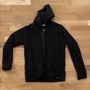 Black Textured sweatshirt